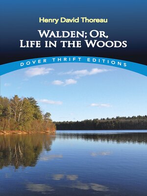 cover image of Walden; Or, Life in the Woods